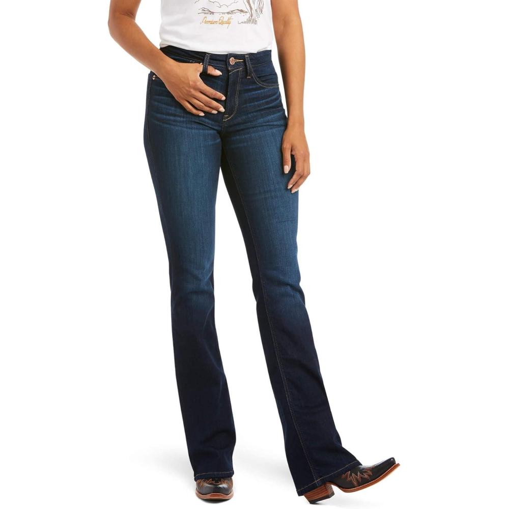 imageARIAT Womens REAL High Rise Ballary Boot Cut JeanPennsylvania