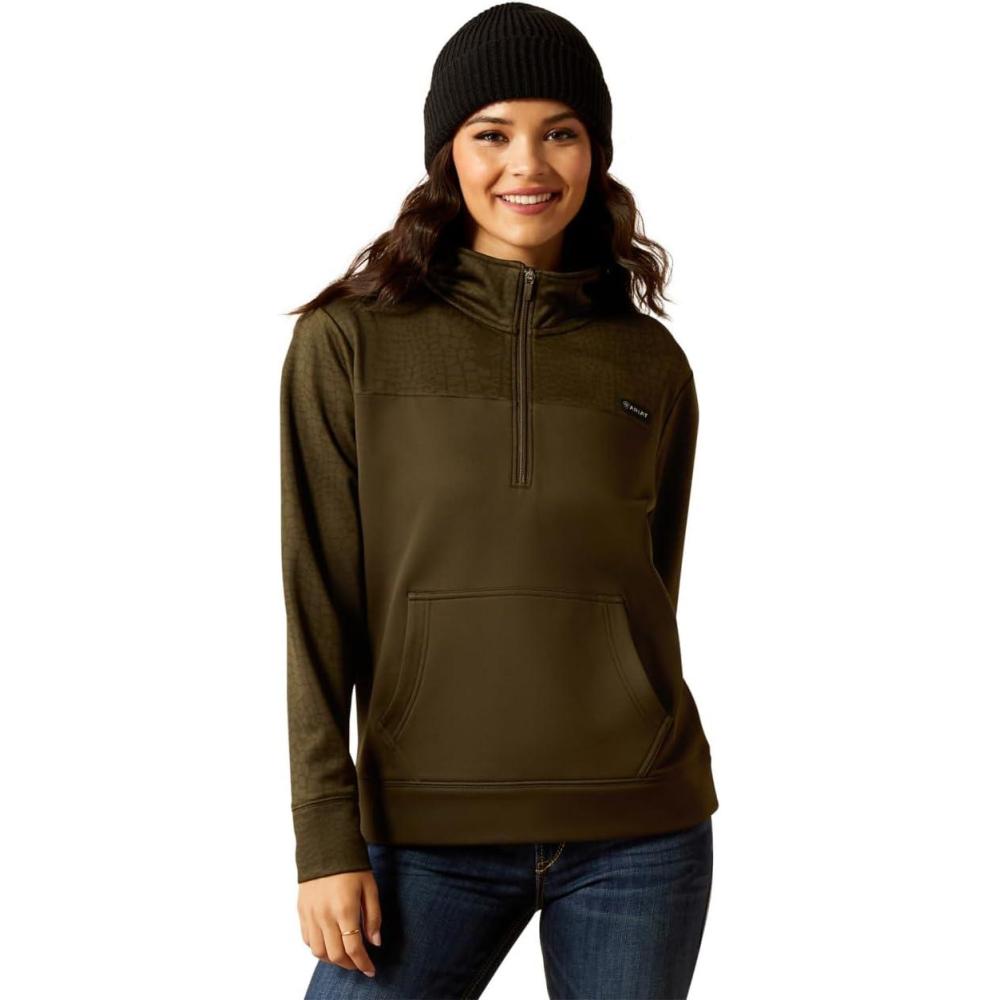 imageARIAT Womens Tek Fleece SweatshirtCrocRelic