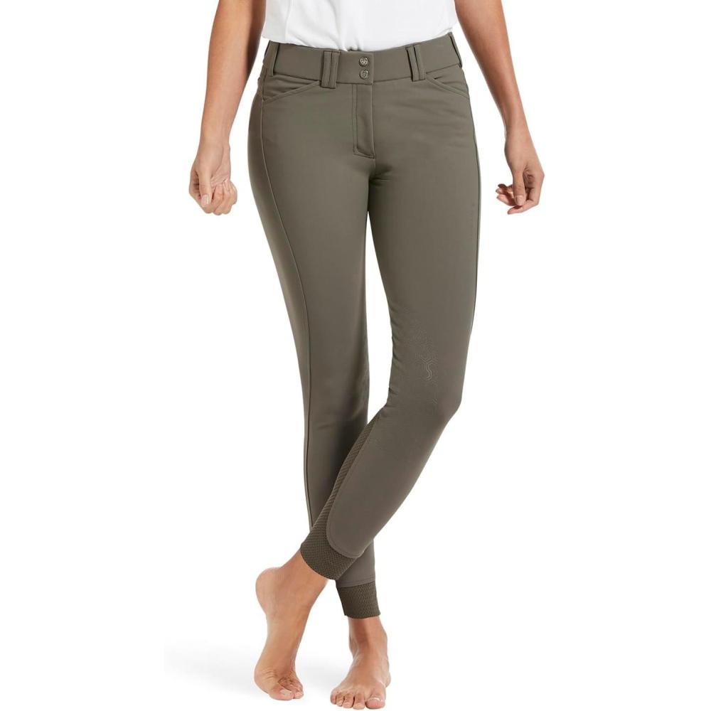 imageARIAT Womens Tri Factor Grip Knee Patch BreechBanyan Bark