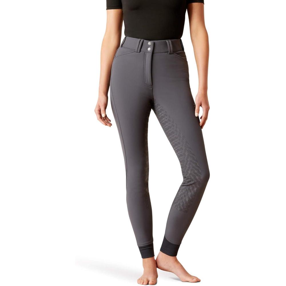 imageARIAT Womens Tri Factor Grip Knee Patch BreechEbony