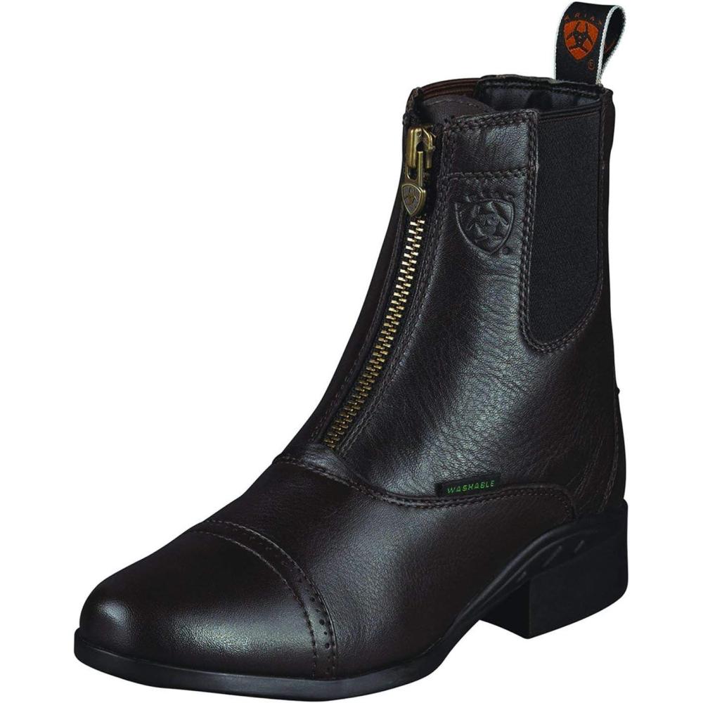 imageARIAT Womens WMS Heritage Breeze Zip Paddock Choc Equestrian BootChocolate