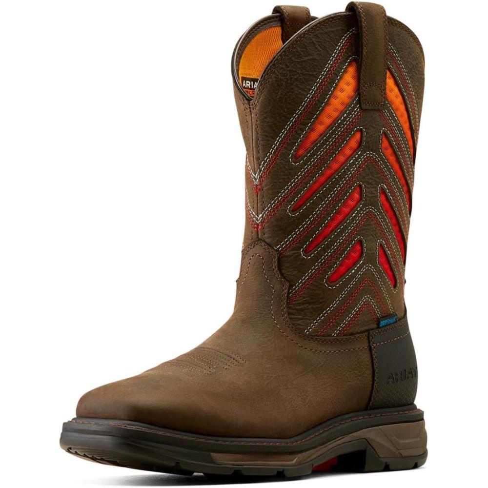 imageARIAT Workhog XT Venttek H2O Mens BootIron Coffee