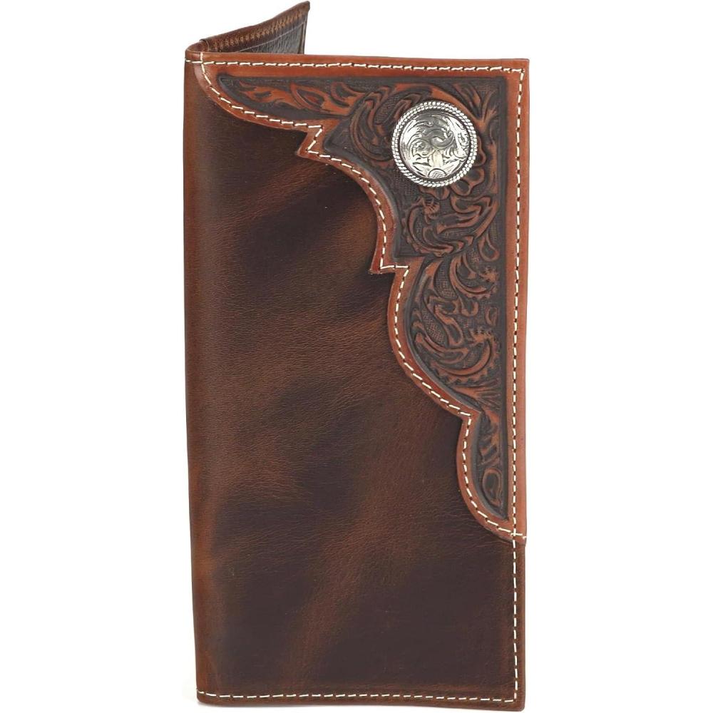 imageARIAT Youth Rodeo Round Conch Brown Wallet A3551302