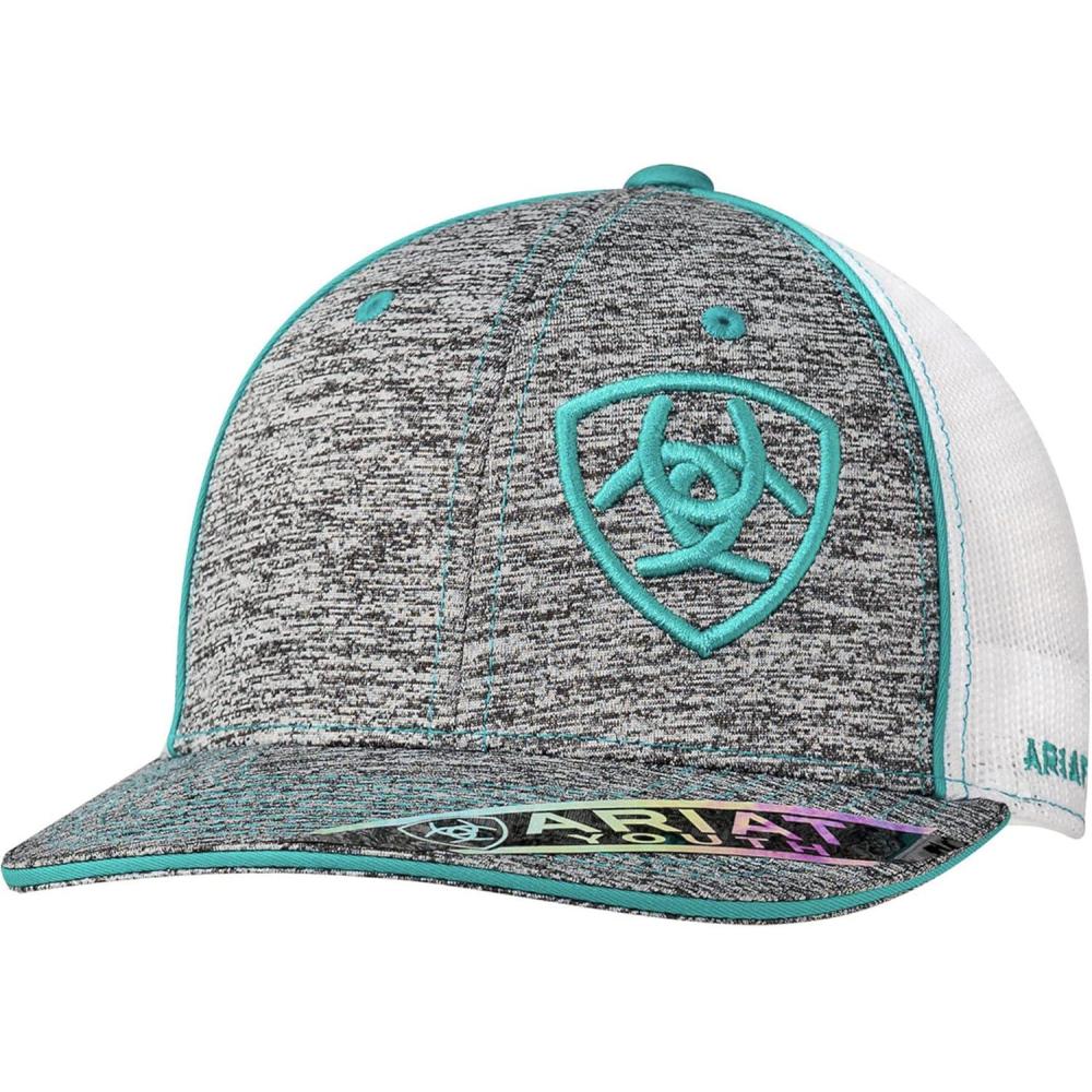 imageARIAT Youths Flexfit 110 Cap Shield Logo CapTurquoise