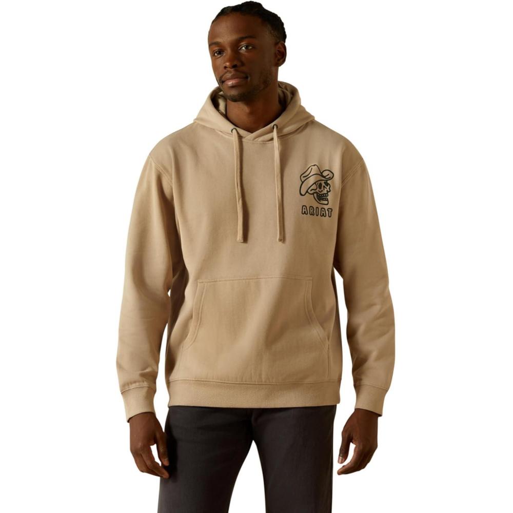 imageARIAT mens Ariat Drinking Buddies HoodieBeige