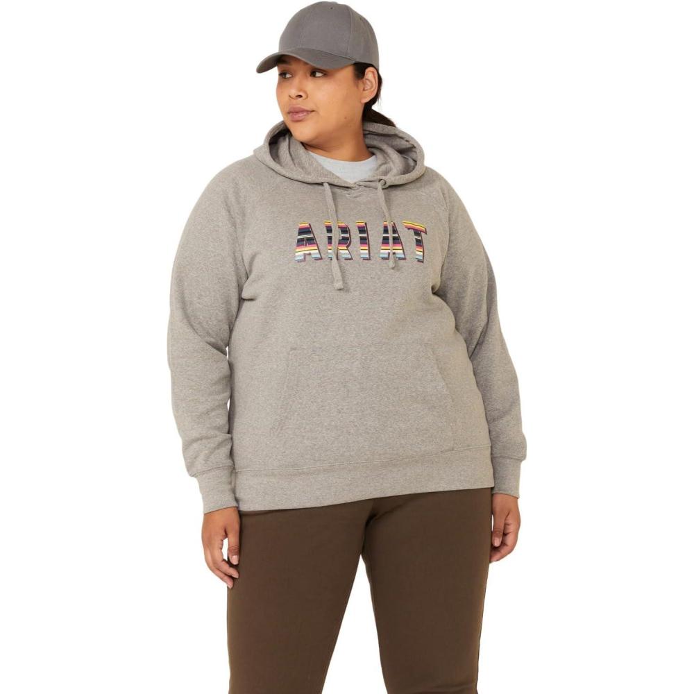 imageARIAT mens Ariat Logo HoodieHeather Grey