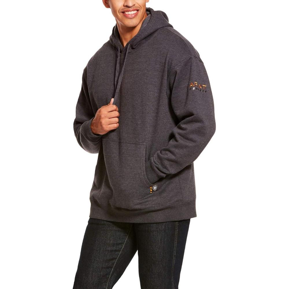 imageARIAT mens Logo HoodieCharcoal