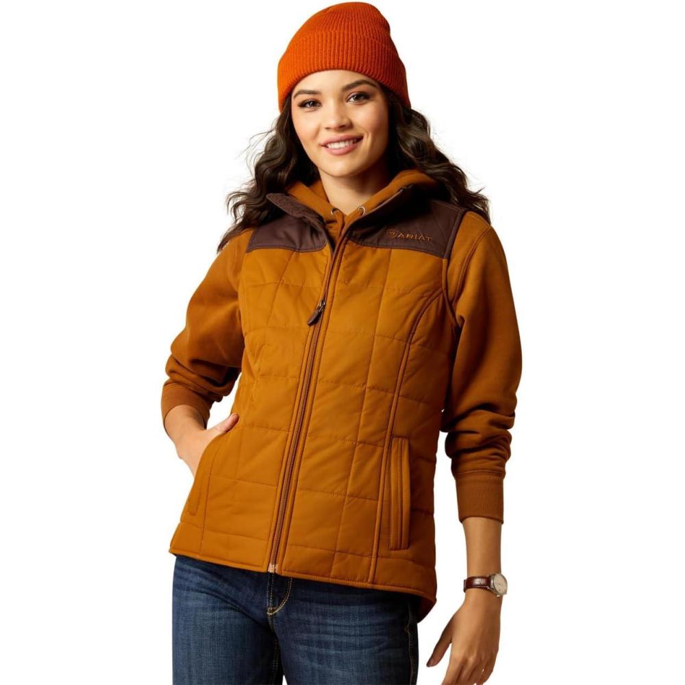 imageARIAT womens Crius Insulated VestChestnutChocolate Plum
