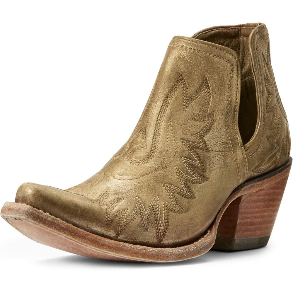 imageARIAT womens Dixon Chimayo Western BootDistressed Gold