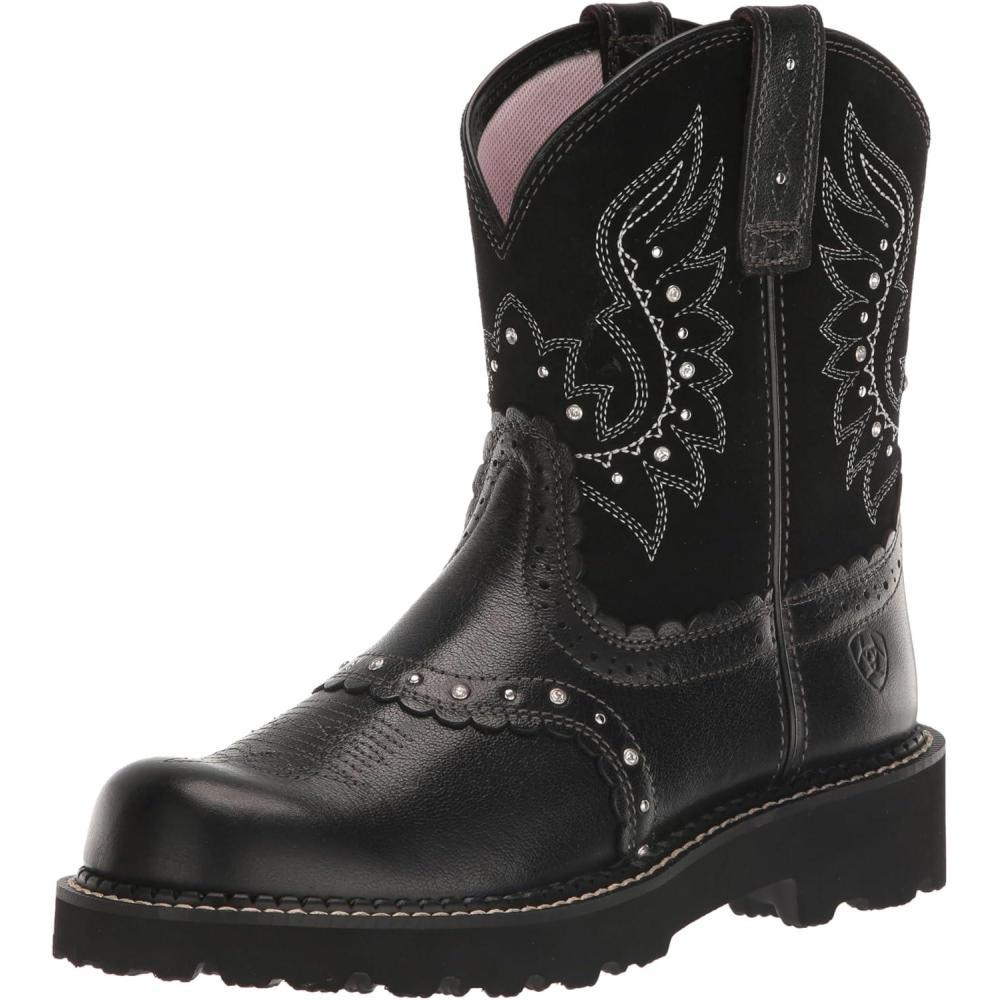 imageARIAT womens Gembaby Western BootMadison AvenueMetallic Onyx
