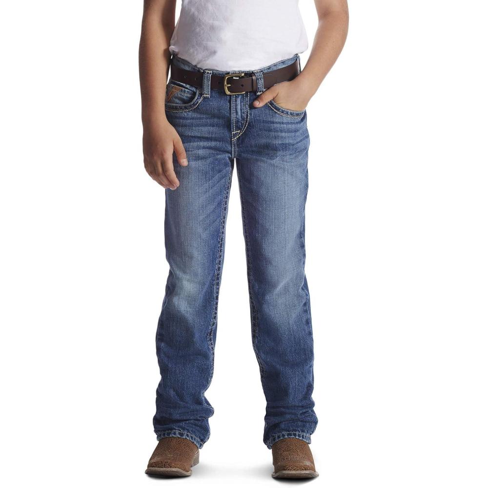 imageAriat Boys B4 Relaxed Boundary Bootcut JeansDakota
