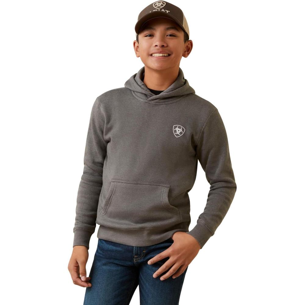 imageAriat Boys Camo Corps HoodieGrey Heather