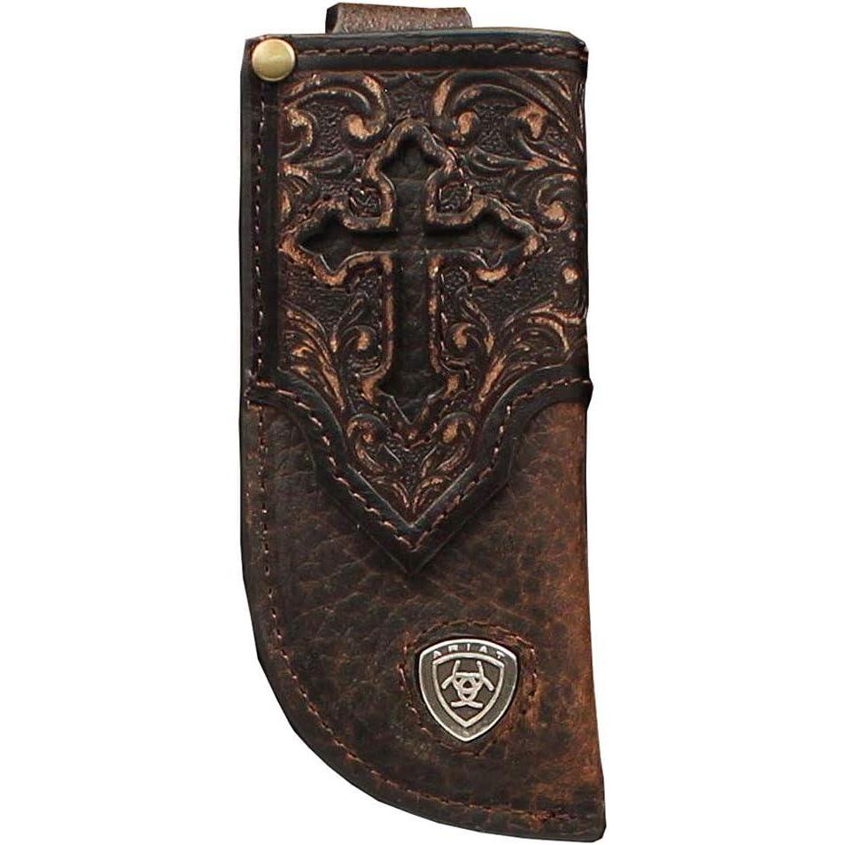 imageAriat Cutout Cross Leather Knife Sheath