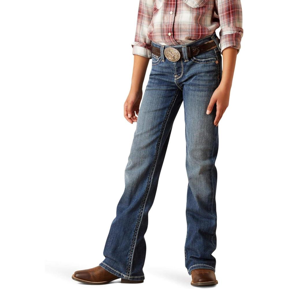imageAriat Girls Real Everlee Boot Cut JeanChill Blue