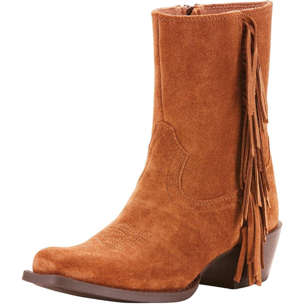 imageAriat Kids Patriot Western BootPowder Brown Suede