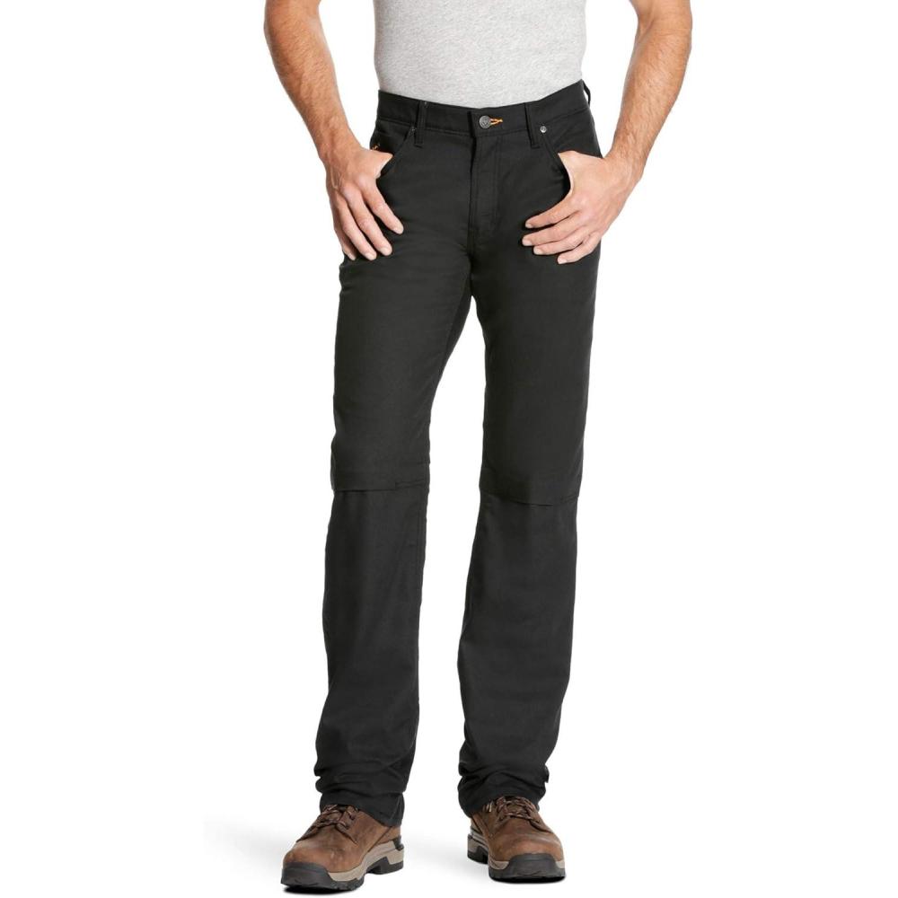 imageAriat M5 Slim Stackable Straight Leg Jean  Mens Low Rise Slim Fit DenimBlack