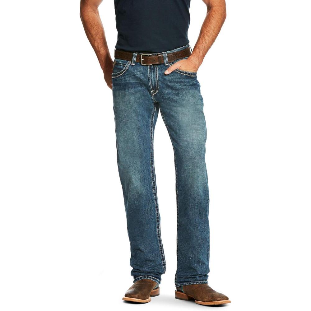 imageAriat M5 Slim Stackable Straight Leg Jean  Mens Low Rise Slim Fit DenimGulch