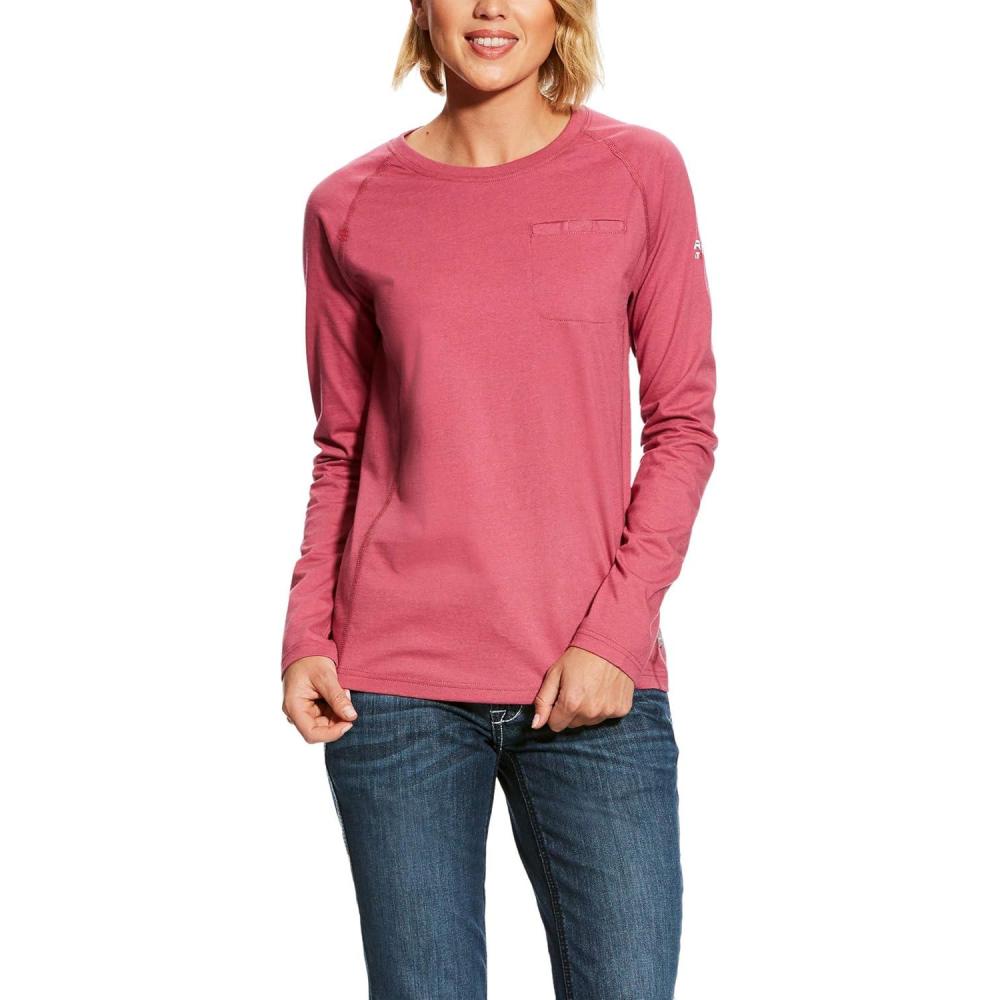 imageAriat Mens Big and Tall Flame Resistant Air CrewRose Violet