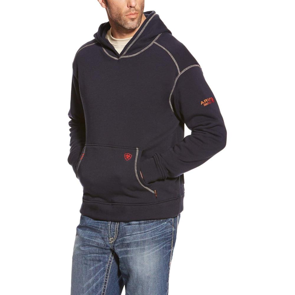 imageAriat Mens Flame Resistant Polartec HoodieNavy