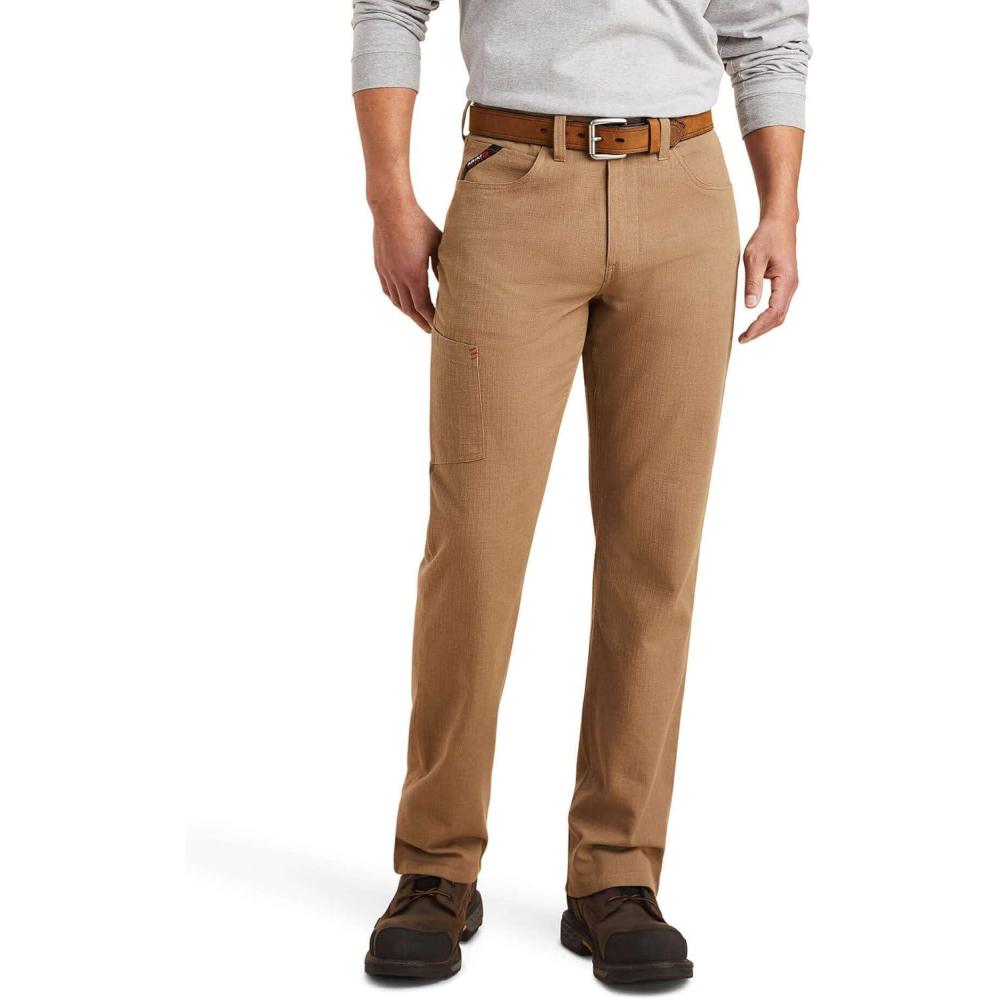 imageAriat Mens Fr M4 Relaxed Crossfire Straight PantFr Khaki