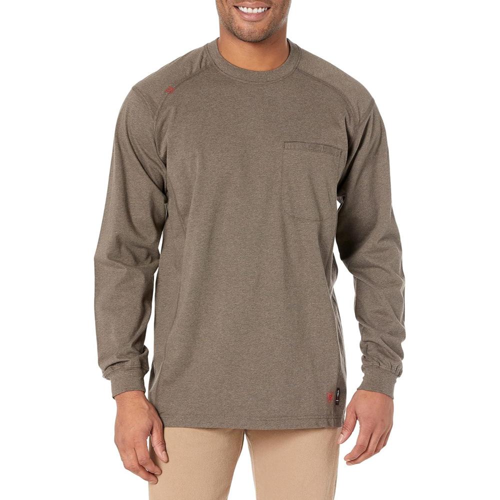 imageAriat Mens Fr Pima TShirtSage Heather