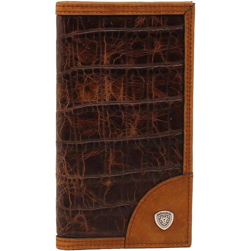 imageAriat Mens Gator Print RodeoBrown