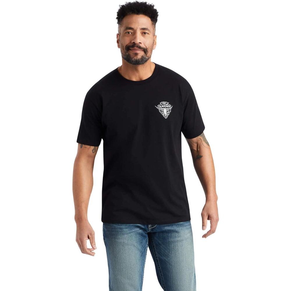 imageAriat Mens Graphic TShirtBlackArrowhead 20