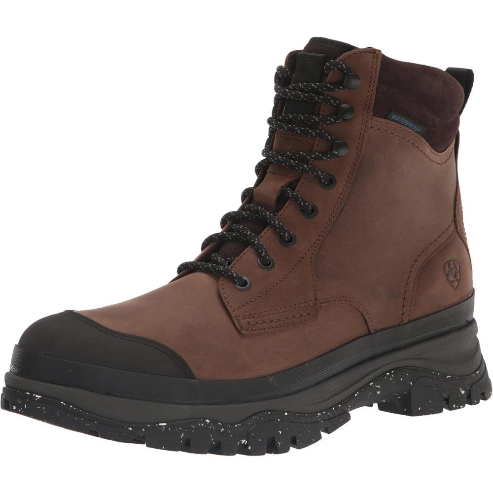 imageAriat Mens Moresby Waterproof BootOily Distressed Brown