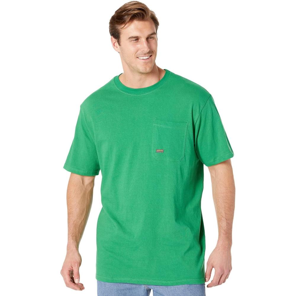 imageAriat Mens Rebar Short Sleeve CrewAmazon