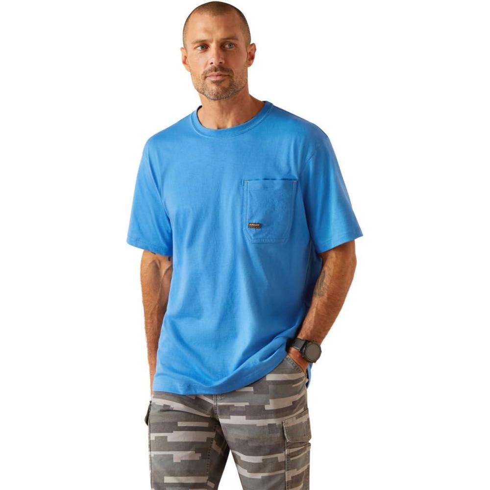 imageAriat Mens Rebar Short Sleeve CrewCampanula
