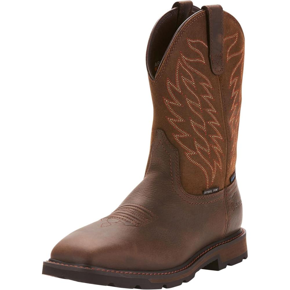 imageAriat Mens Workhog WS H20 ST BootDark Brown