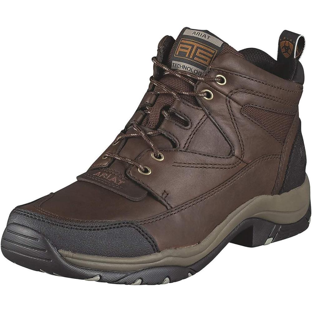 imageAriat Terrain Hiking Boot Mens Leather Outdoor Hiking BootsCordovan
