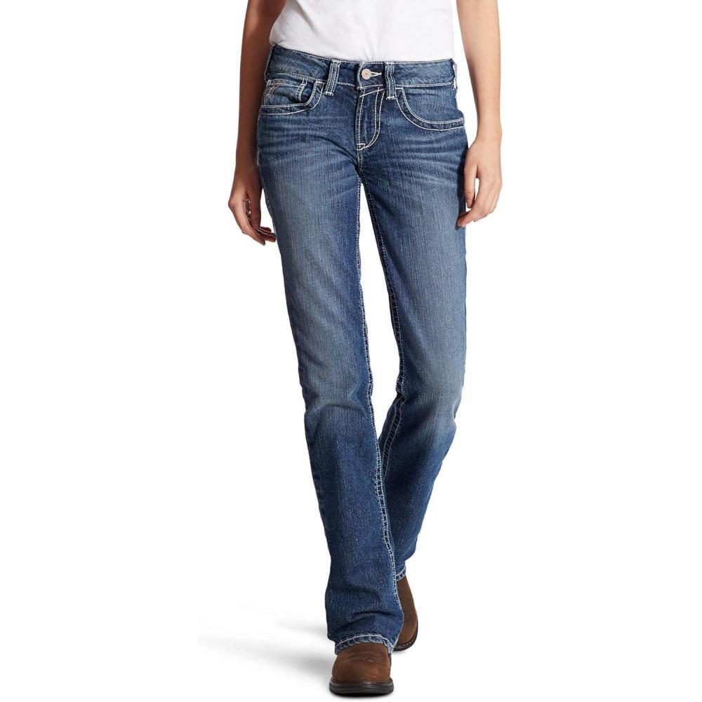imageAriat Womens Flame Resistant Mid Rise Boot Cut JeanOceanside