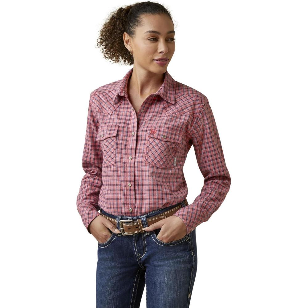 imageAriat Womens Fr Ruby Snap Work ShirtSun Kissed
