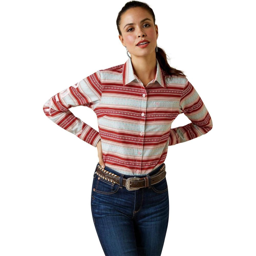 imageAriat Womens Kirby Pro Tawny Port ShirtSavannah Print