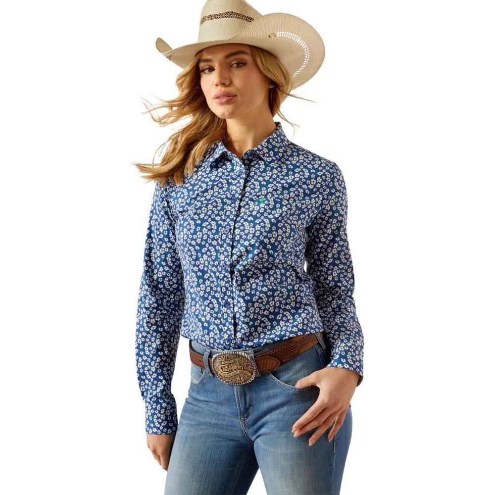 imageAriat Womens Kirby Stretch ShirtGeorgia Floral Ditsy Print