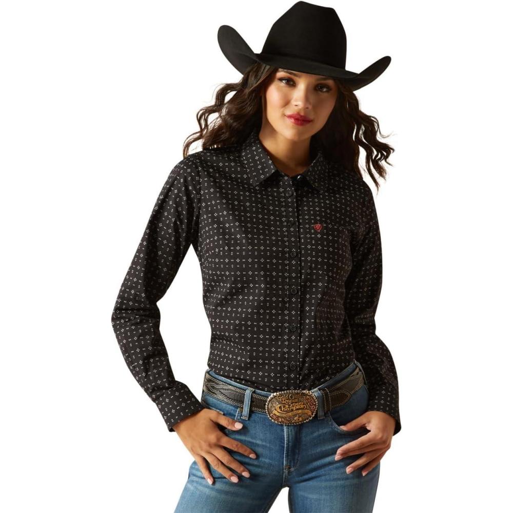 imageAriat Womens Kirby Stretch ShirtGia Geo Print