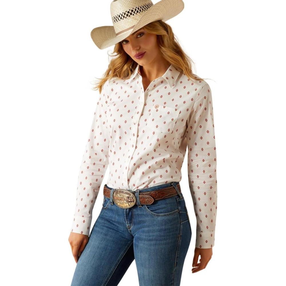 imageAriat Womens Kirby Stretch ShirtKai Ditsy
