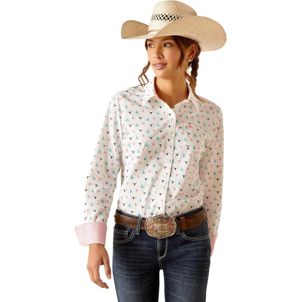 imageAriat Womens Kirby Stretch ShirtSteer Garden