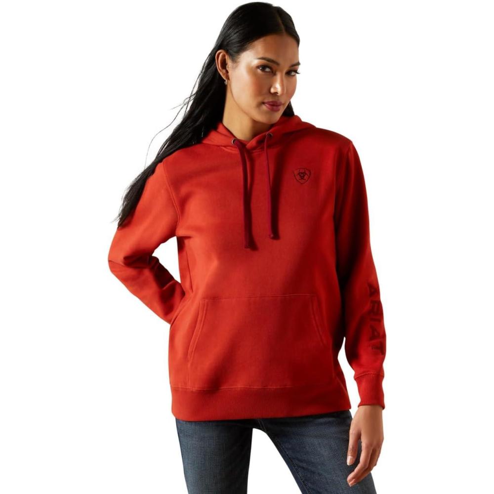 imageAriat Womens Logo 20 Rose Wine HoodieKetchup