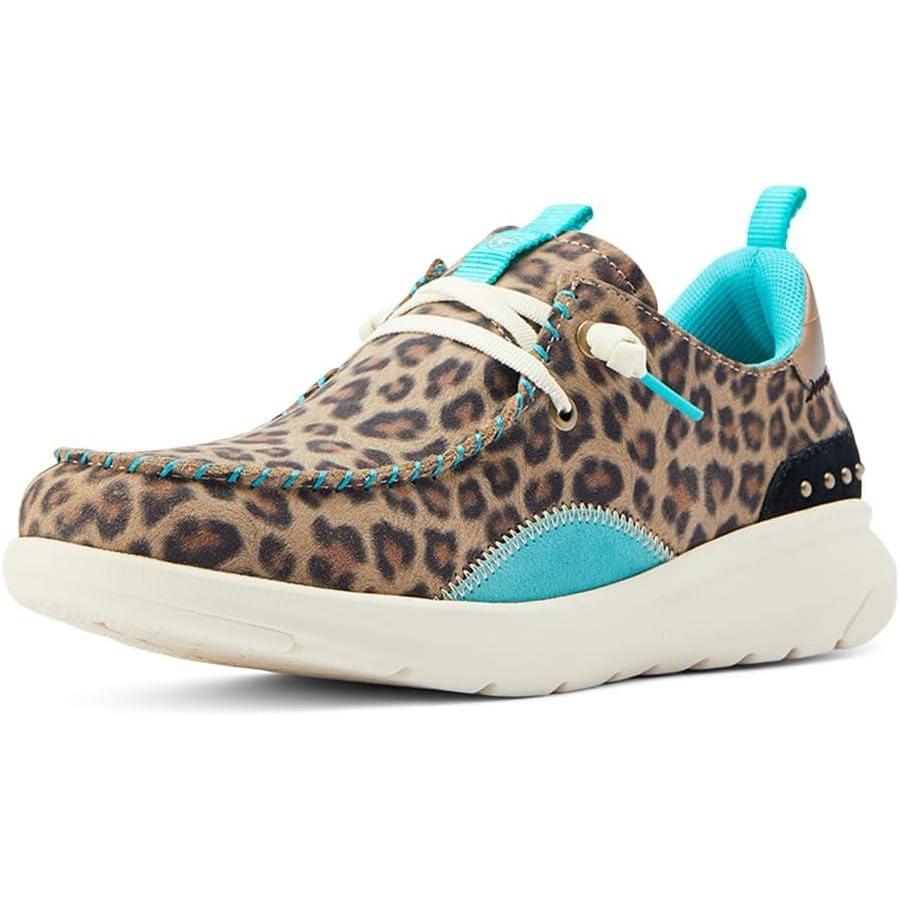imageAriat Womens Studs Leopard Hilo Casual TurquoiseNeutral Leopard