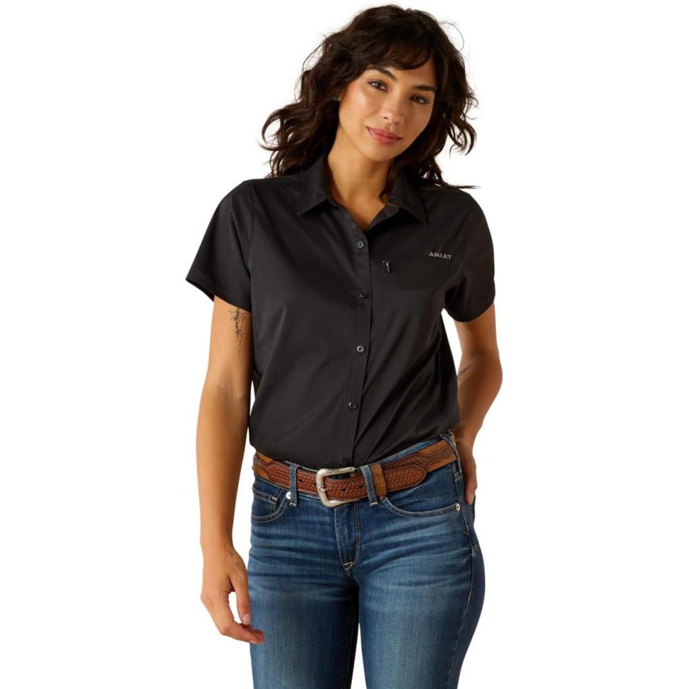 imageAriat Womens Venttek Stretch ShirtBlack