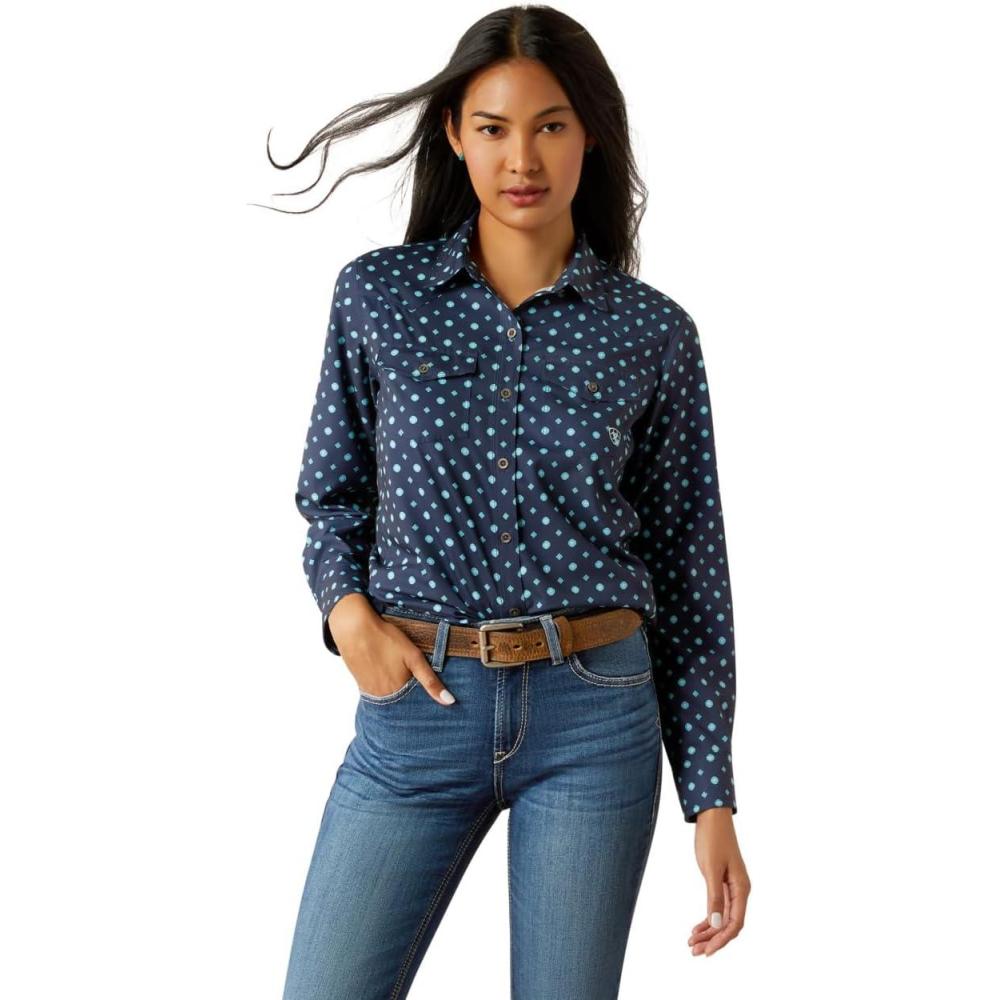 imageAriat Womens Venttek Stretch ShirtFoulard