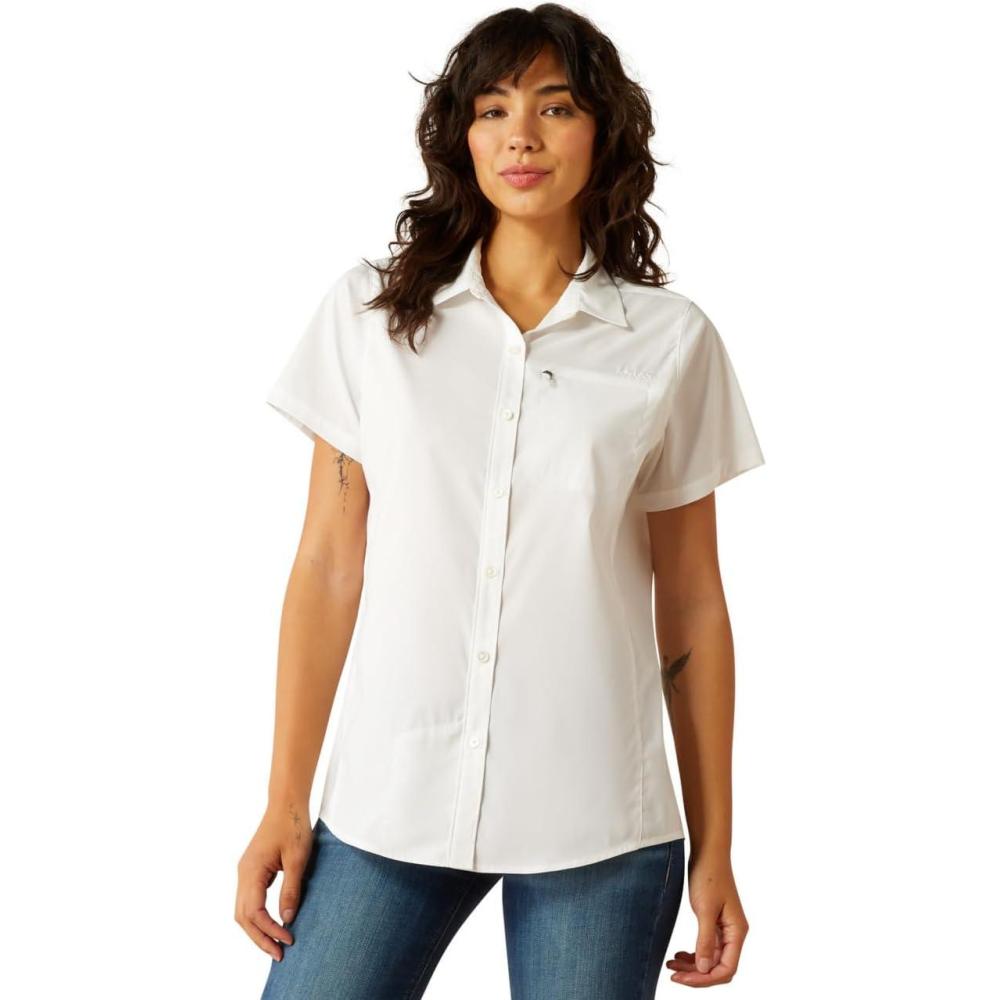 imageAriat Womens Venttek Stretch ShirtWhite