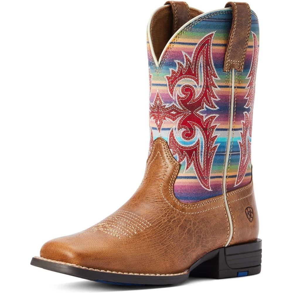 imageAriat womens Lonestar Western BootRidge TanOld Muted Serape