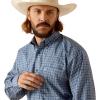 ARIAT 360 Airflow Classic Fit Shirt(Deja Vu Blue)