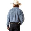ARIAT 360 Airflow Classic Fit Shirt(Deja Vu Blue)