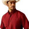 ARIAT 360 Airflow Classic Fit Shirt(Merlot)