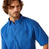 ARIAT 360 Airflow Classic Fit Shirt(Olympian Blue)