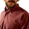 ARIAT 360 Airflow Classic Fit Shirt(Red Mahogany)